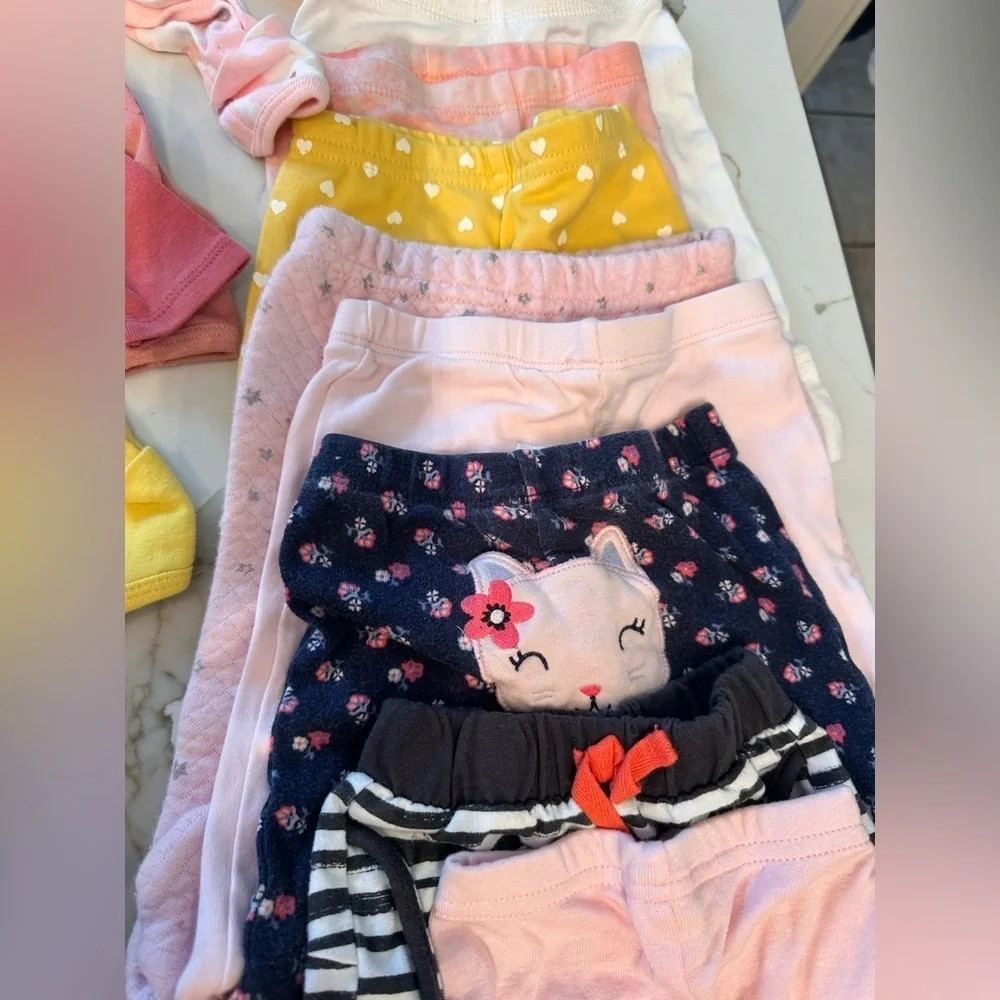 Carter's Infant Girls Winter Clothing Lot of 26 Size Newborn/0-3 Months